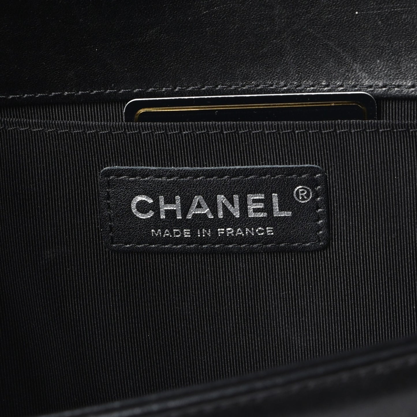 Lambskin Quilted Medium Boy Flap Black