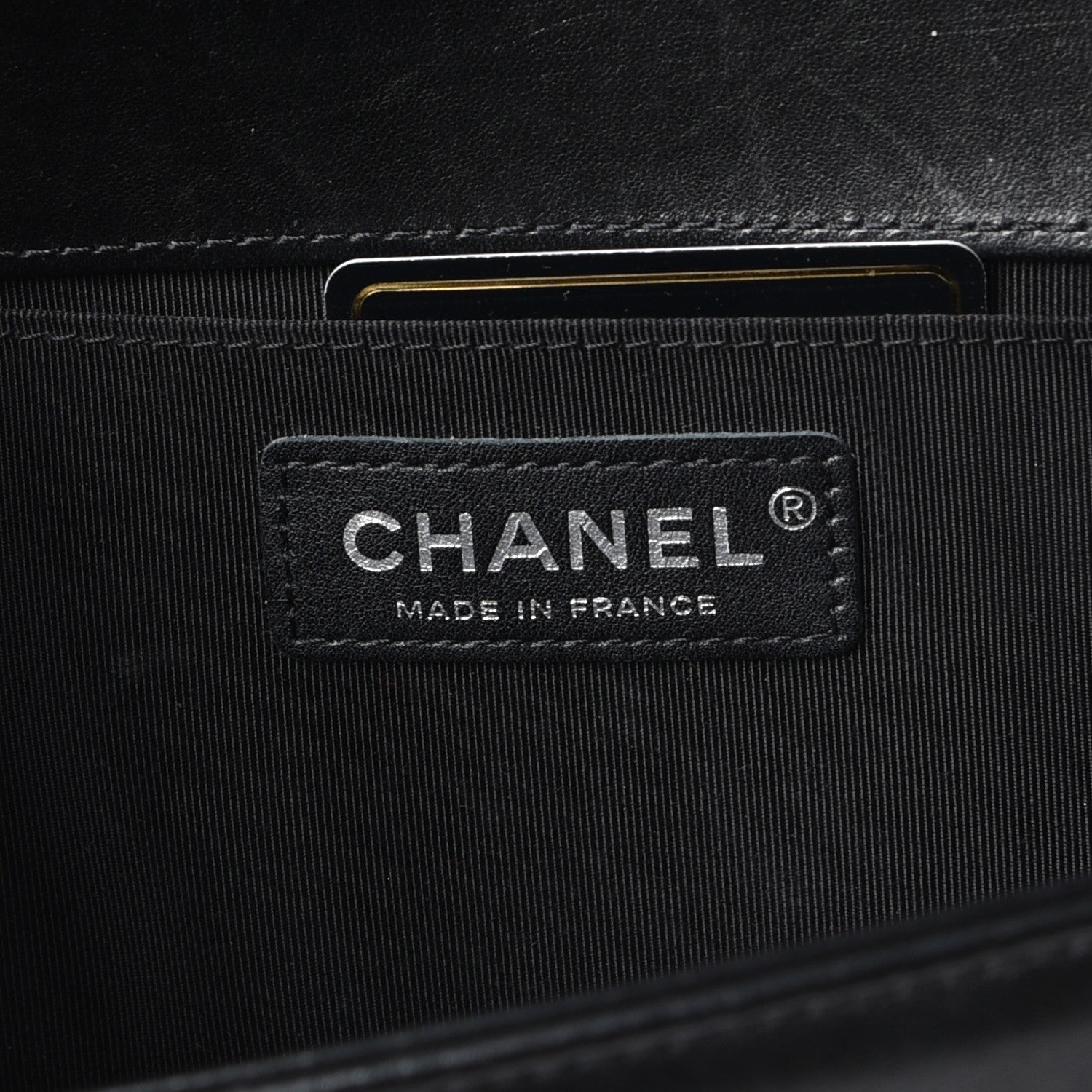 Chanel Lambskin Quilted Medium Boy Flap Black 7 of 11