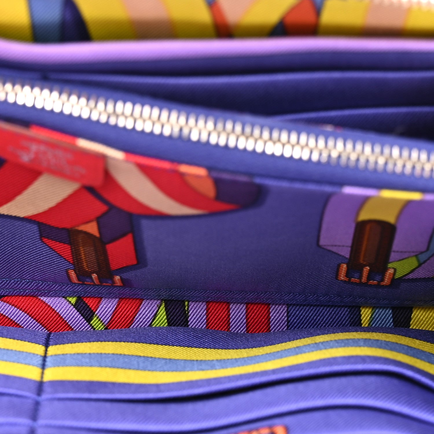 Hermes Epsom Silk'In Wallet Bougainvillea 6 of 9