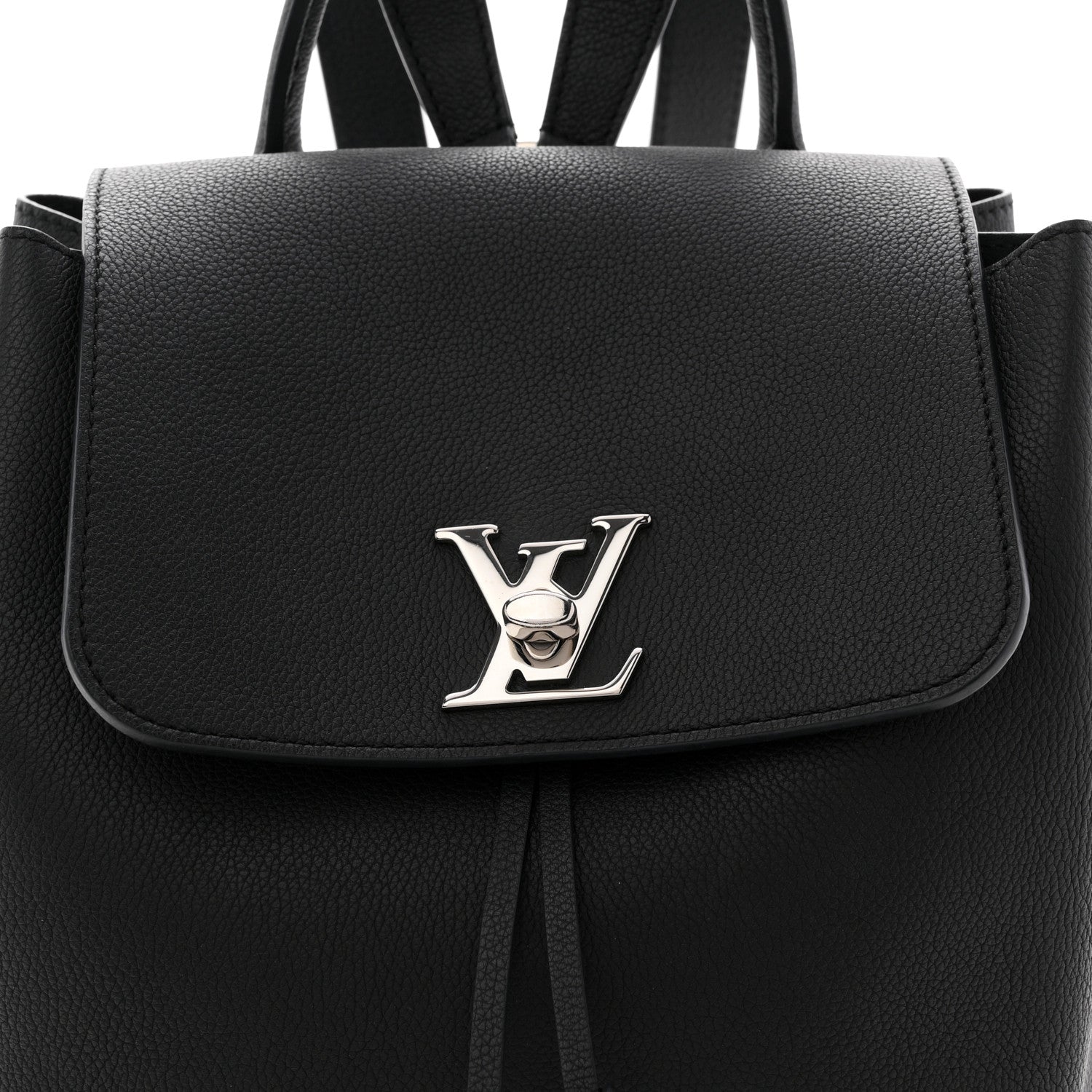 Louis Vuitton Calfskin Lockme Backpack Black 7 of 12
