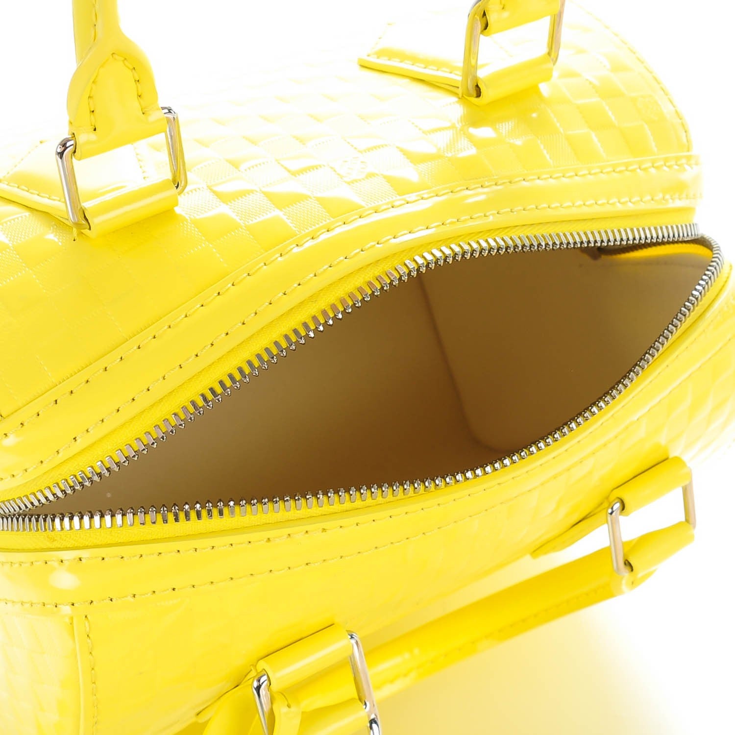 Louis Vuitton Damier Facette Speedy Cube PM Yellow 5 of 7