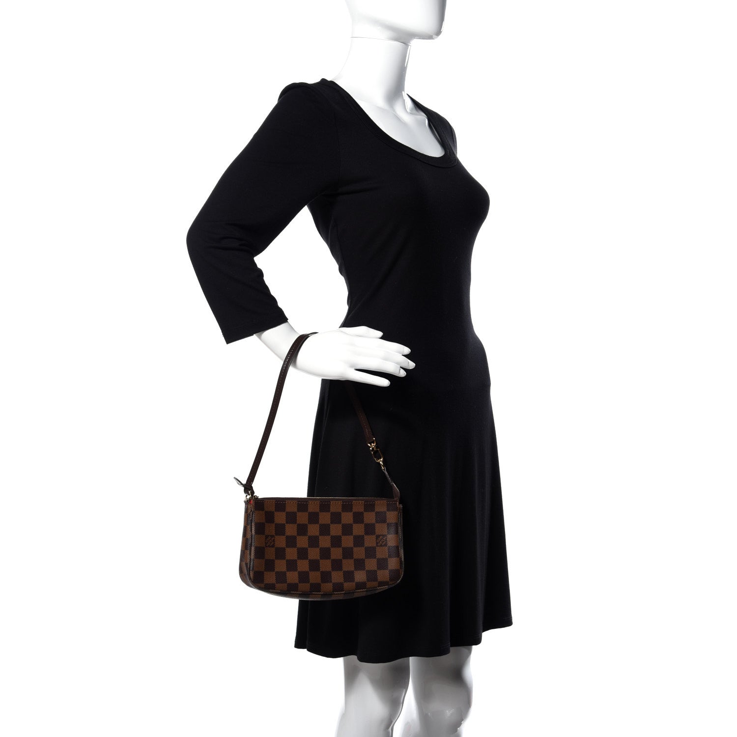 Louis Vuitton Damier Ebene Pochette Accessories NM 3 of 17