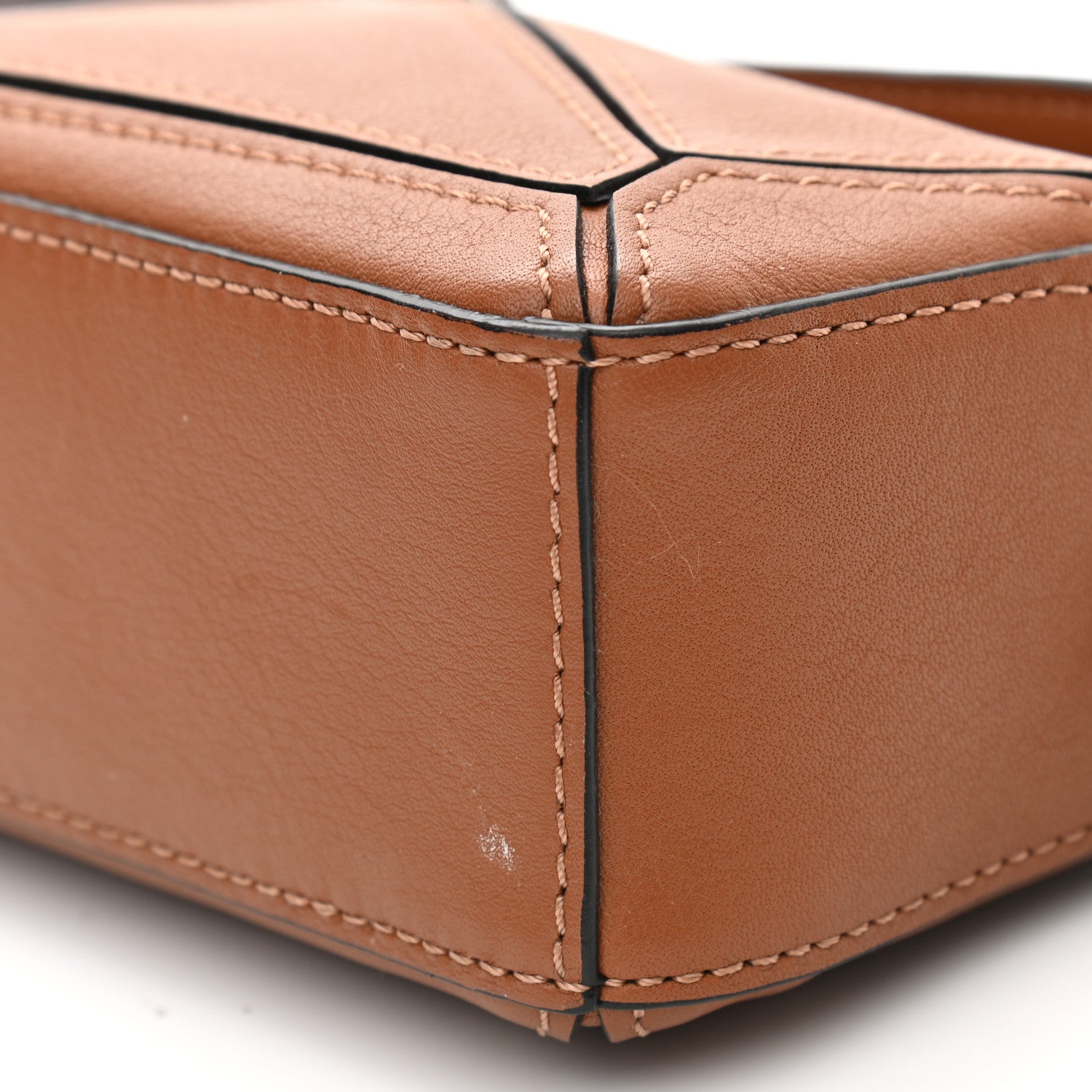 Loewe Calfskin Nano Puzzle Bag Tan 9 of 10