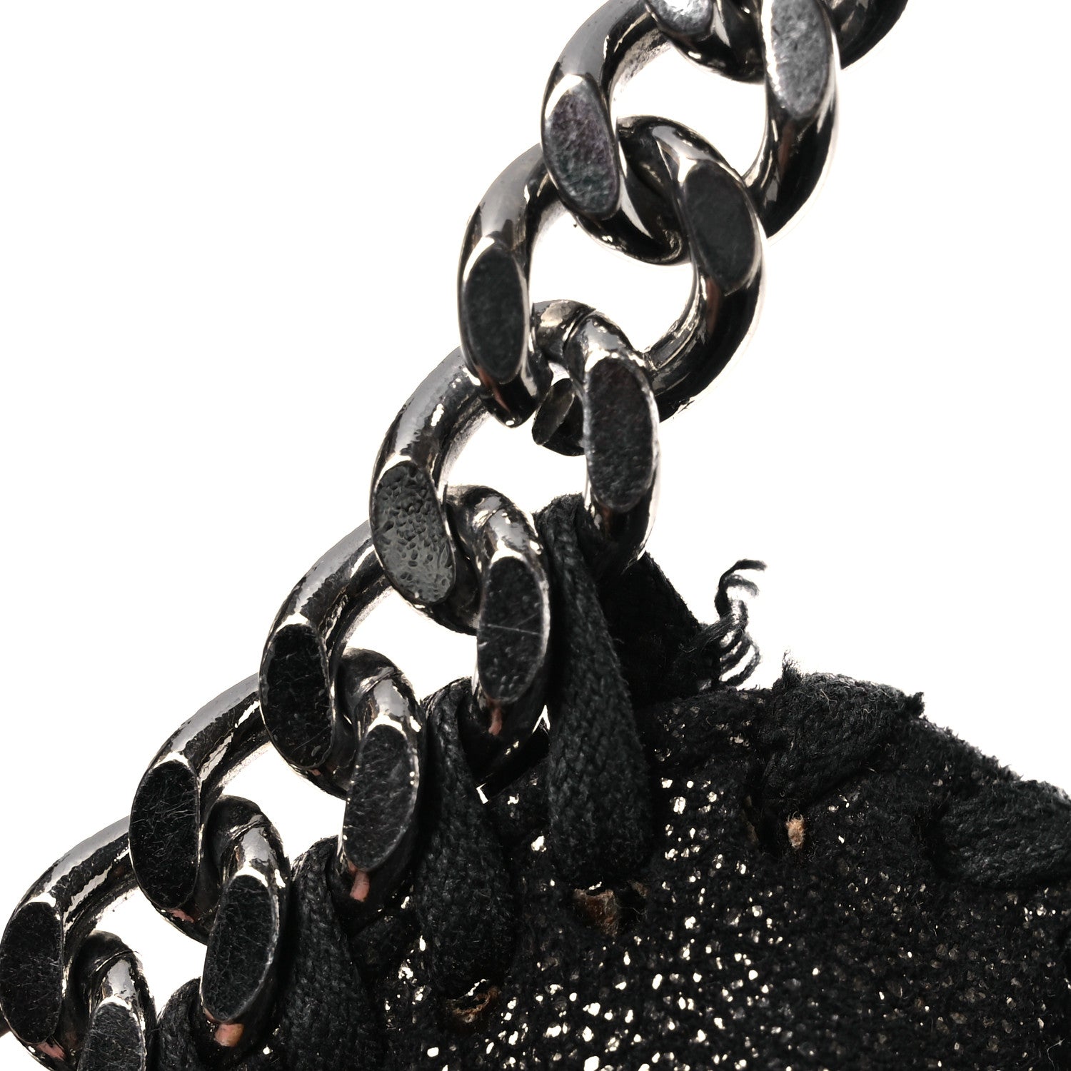 Stella McCartney Shaggy Deer Falabella Fold Over Tote Black 12 of 12
