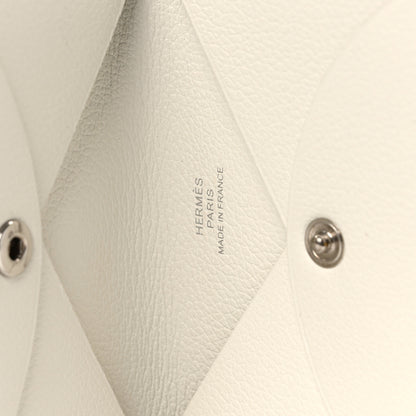 Hermes Evercolor Calvi Card Case Nata 6 of 7