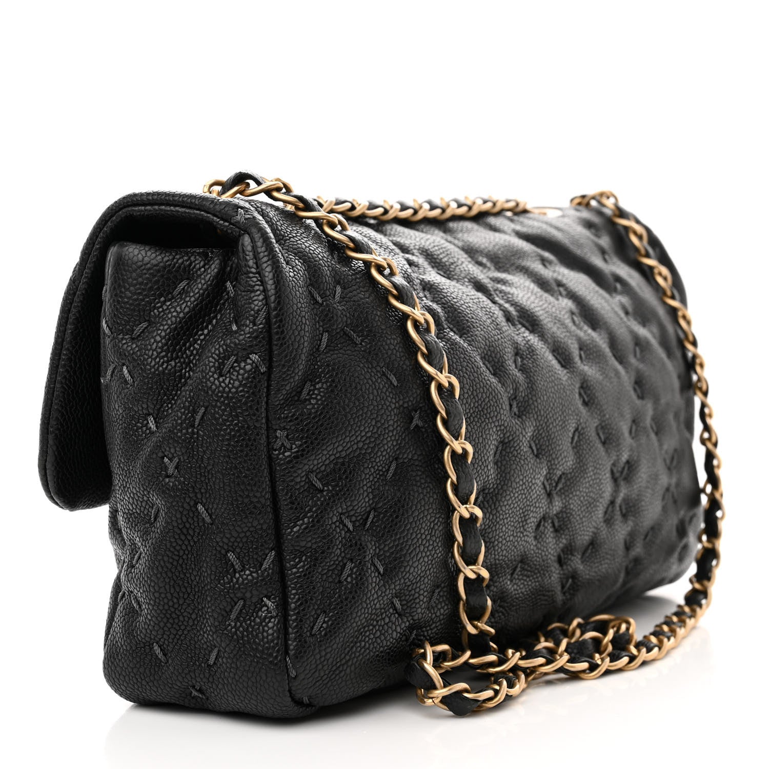 Chanel Caviar Wild Stitch Flap Black 3 of 10
