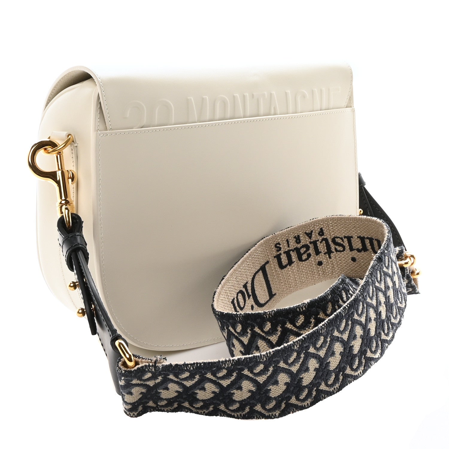 Christian Dior Box Calfskin Large Bobby Flap White 3 of 10