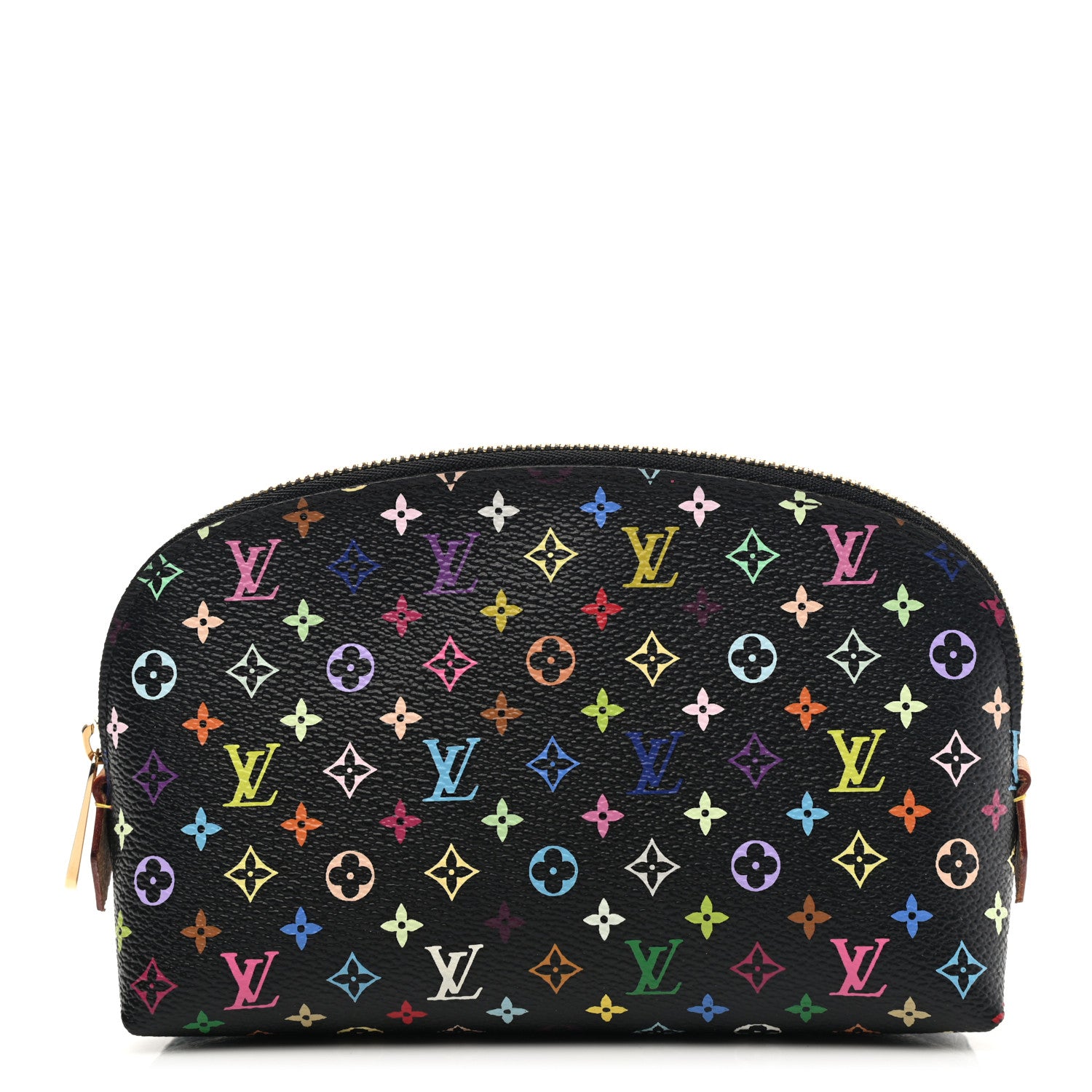 Louis Vuitton Monogram Multicolor Cosmetic Pouch Black Grenade 1 of 7