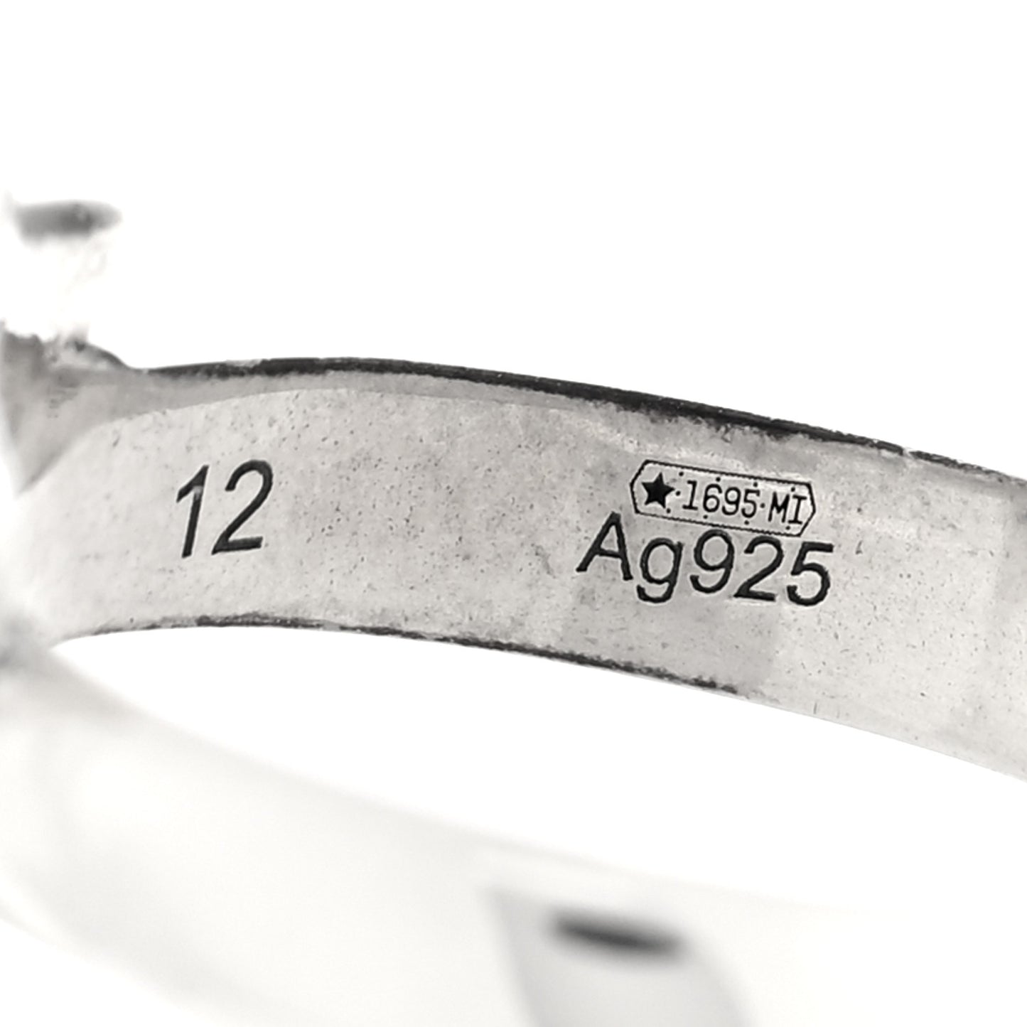 Sterling Silver Blind for Love Star Cat Ring 51 5.75