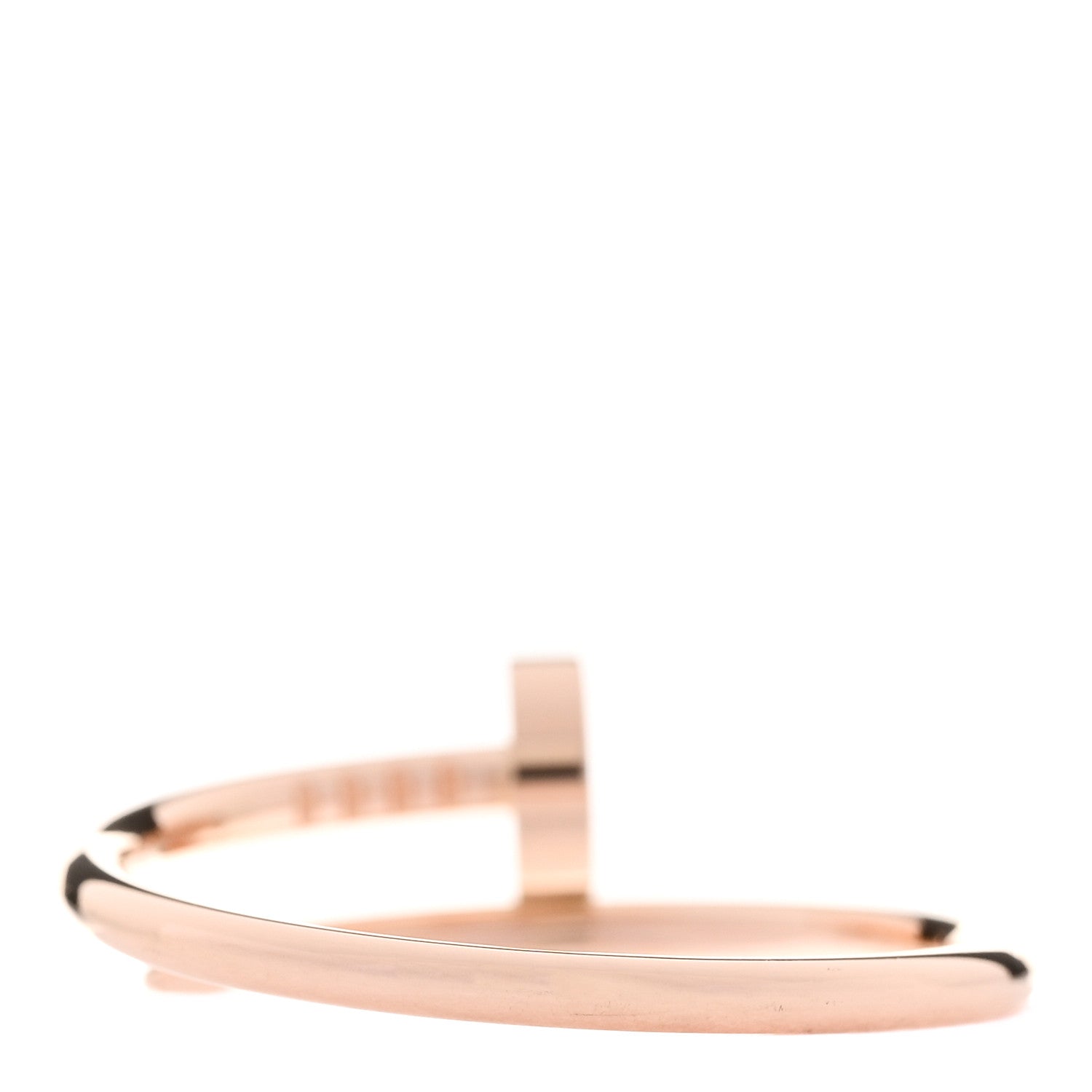 Cartier 18K Pink Gold Small Juste Un Clou Ring 59 8.75 3 of 5