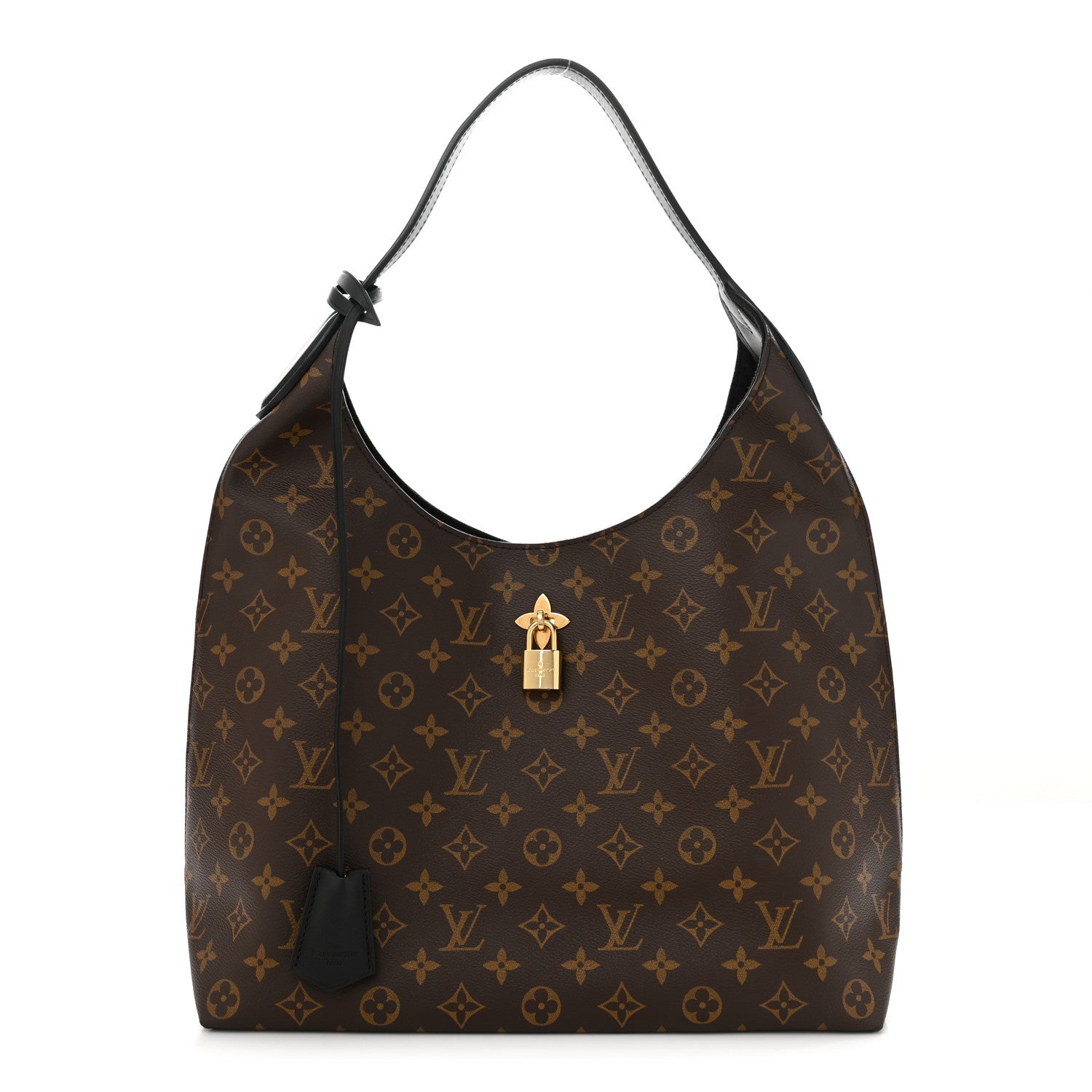 Louis Vuitton Monogram Flower Hobo Black 1 of 11