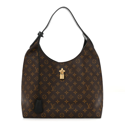 Louis Vuitton Monogram Flower Hobo Black 1 of 11