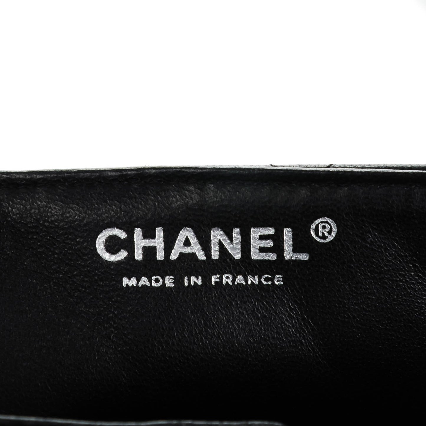 Lambskin Quilted East West Flap Black