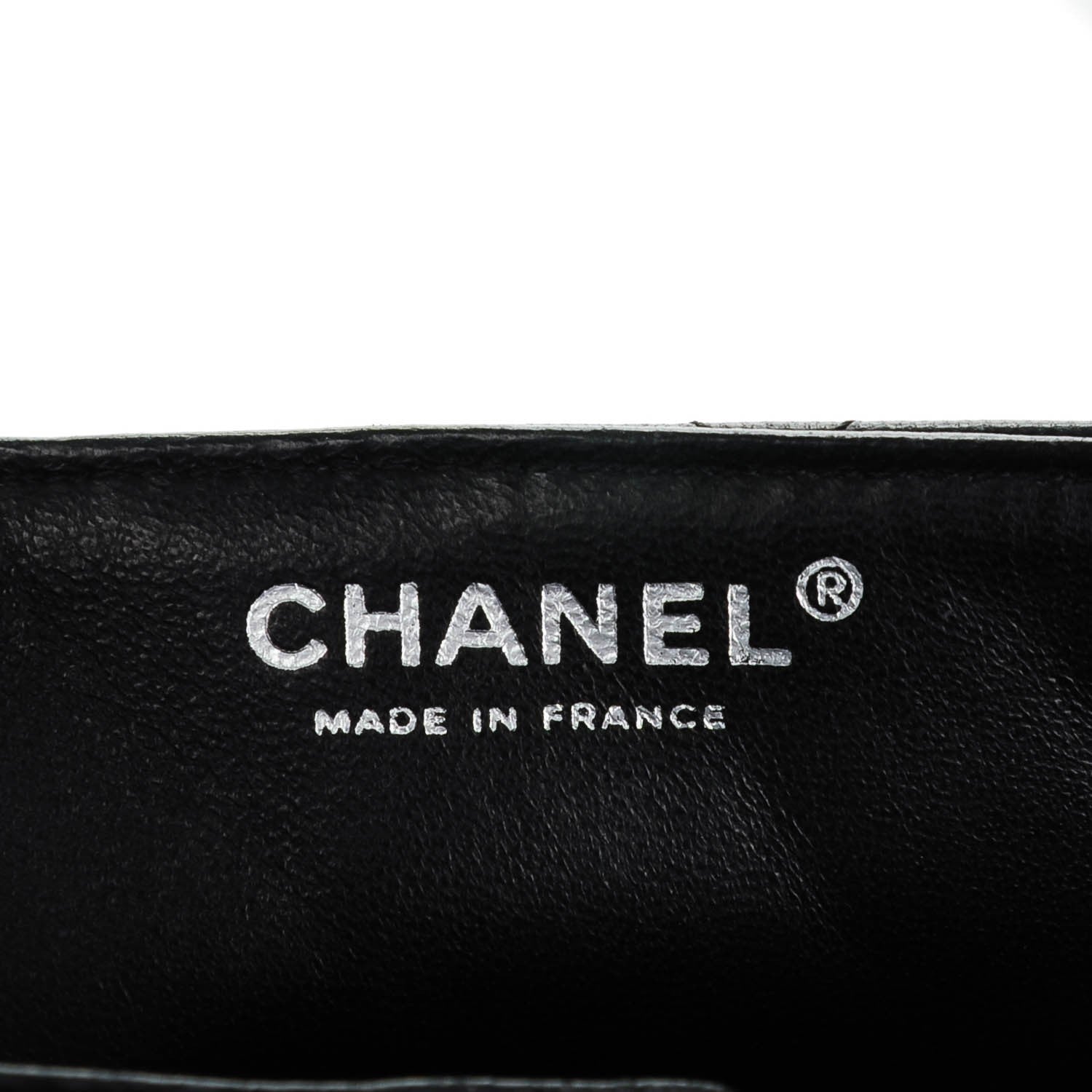 Chanel Lambskin Quilted East West Flap Black 7 of 8