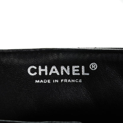 Chanel Lambskin Quilted East West Flap Black 7 of 8