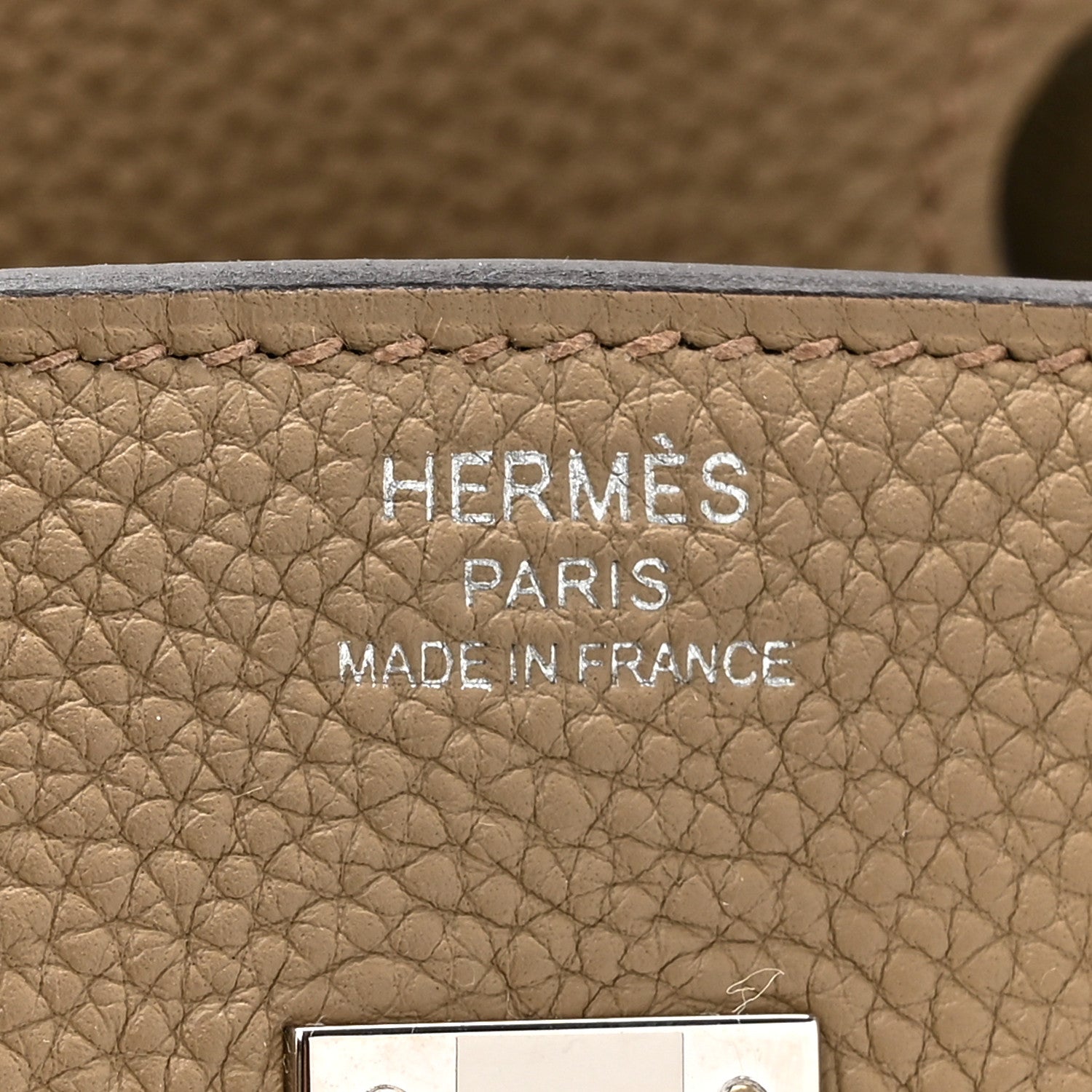 Hermes Togo Birkin 25 Beige Marfa 6 of 12