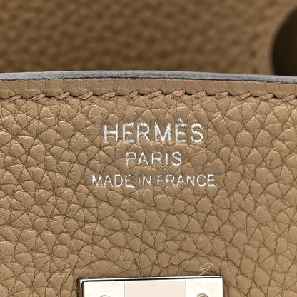 Hermes Togo Birkin 25 Beige Marfa 6 of 12
