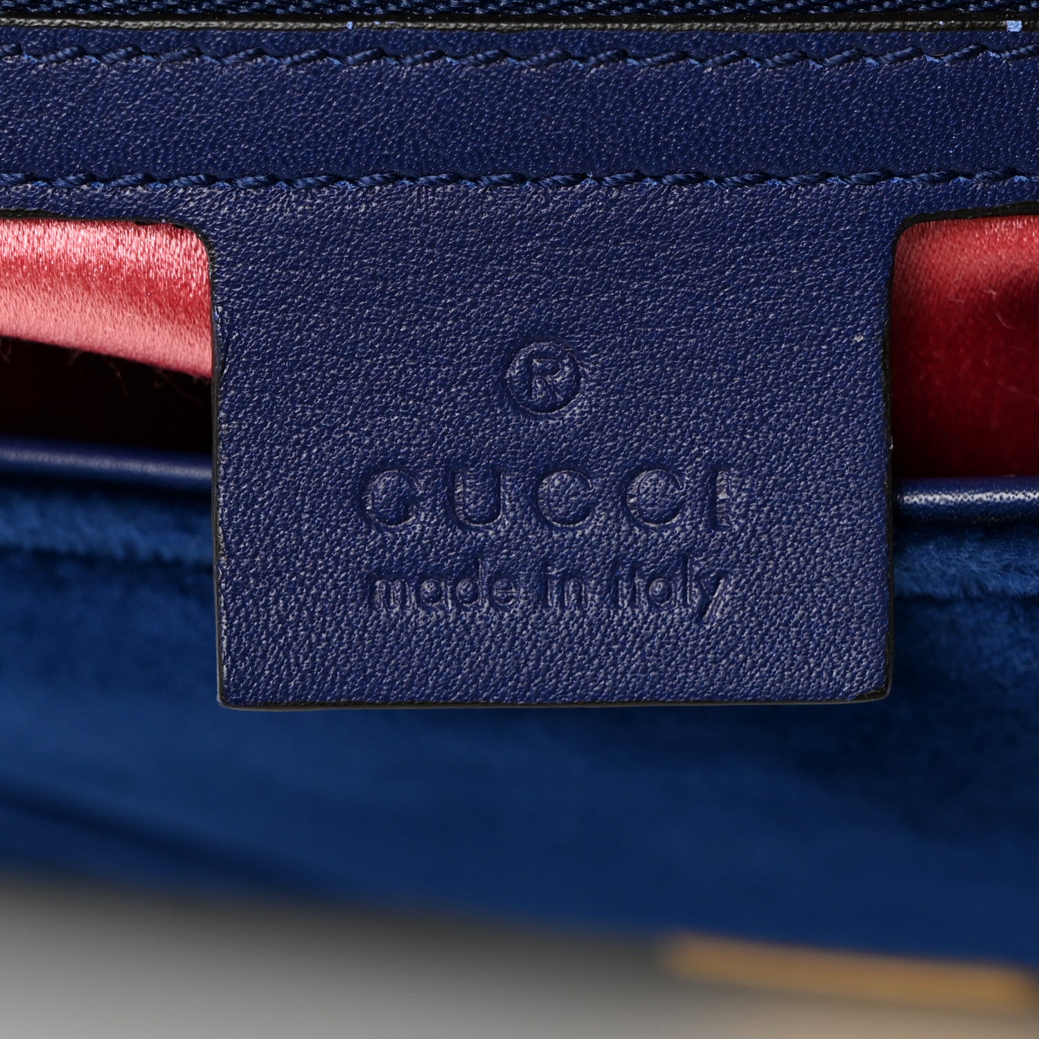 Gucci Velvet Matelasse Medium GG Marmont Shoulder Bag Cobalt Blue 6 of 14