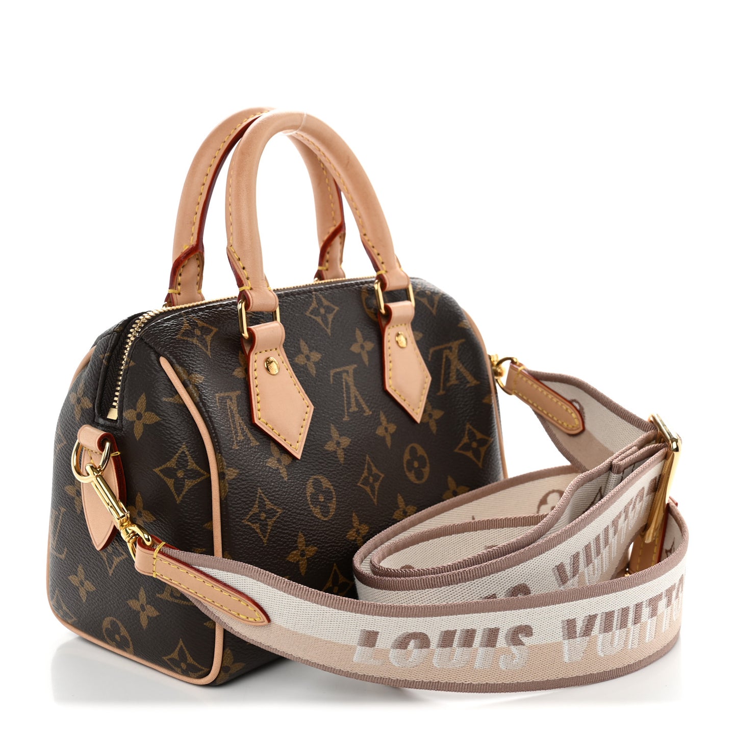 Monogram Speedy Bandouliere 20 Beige