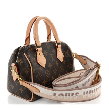 Louis Vuitton Monogram Speedy Bandouliere 20 Beige 3 of 10