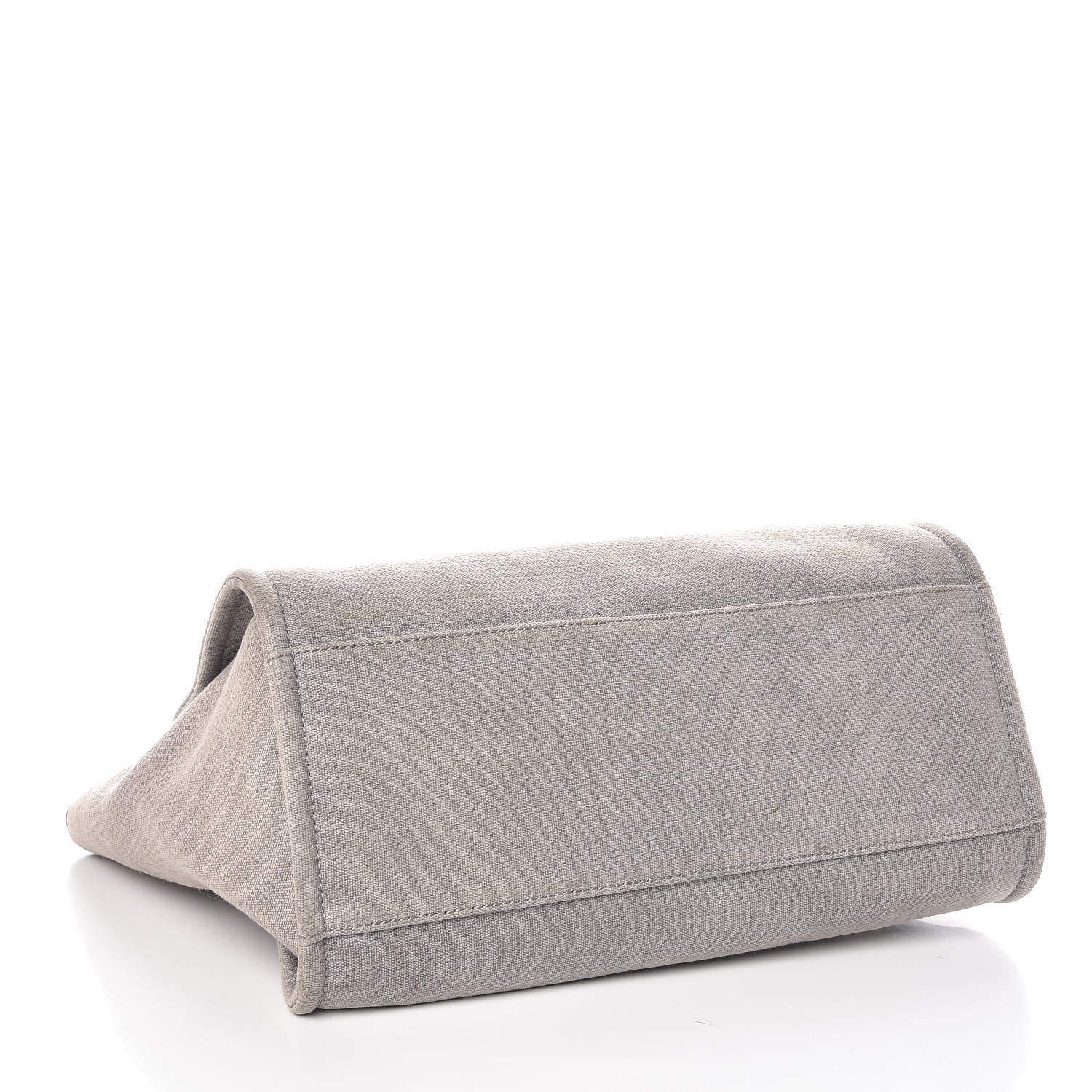 Chanel Canvas Large Deauville Tote Grey 5 of 11