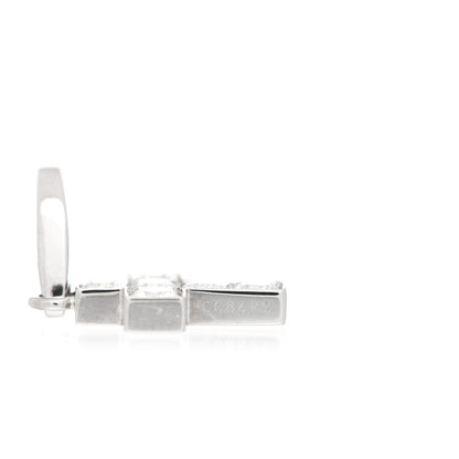 Cartier 18K White Gold Diamond .84ctw Cross Charm Pendant 4 of 5