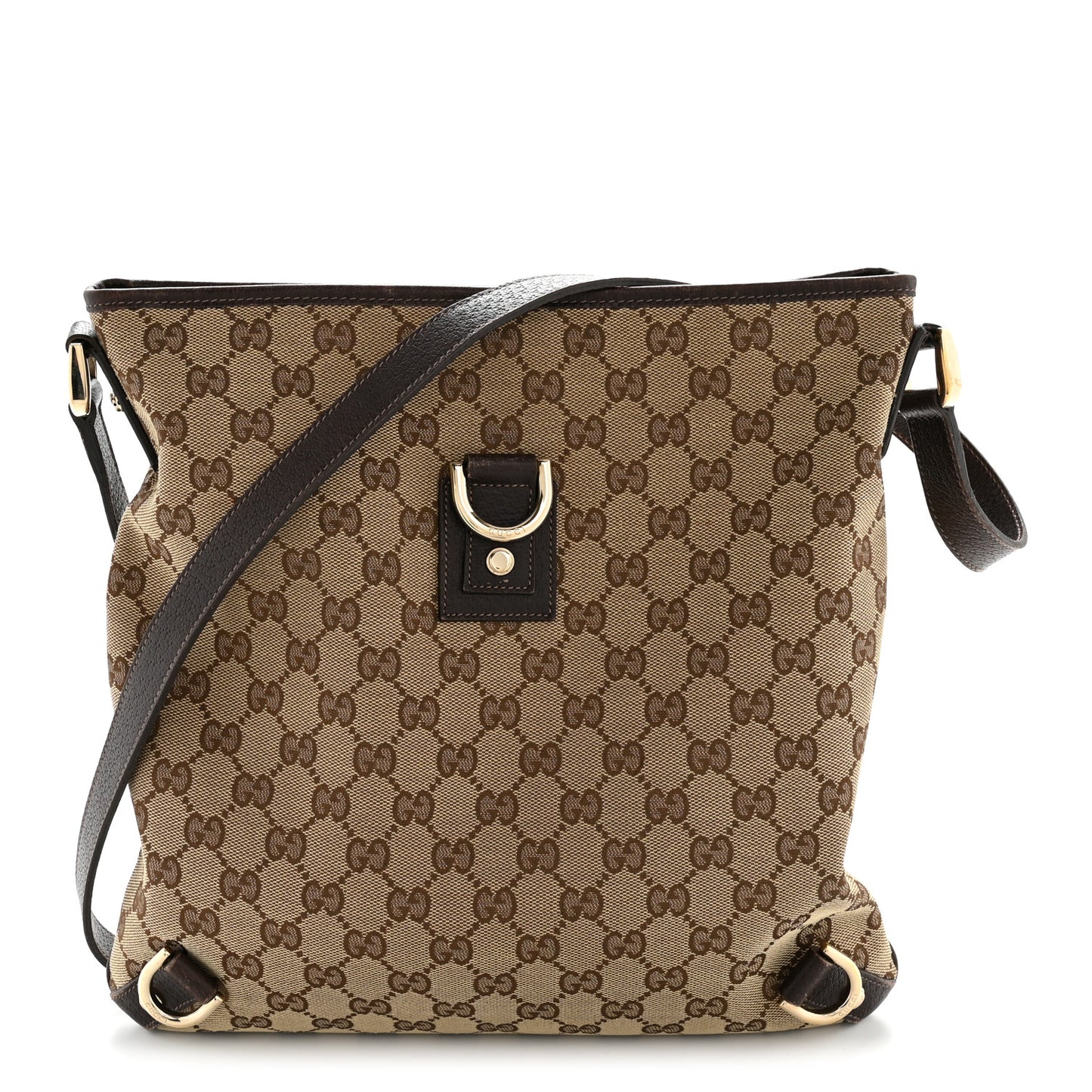 Monogram Abbey Messenger Bag Dark Brown