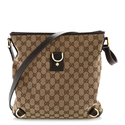 Gucci Monogram Abbey Messenger Bag Dark Brown 1 of 14