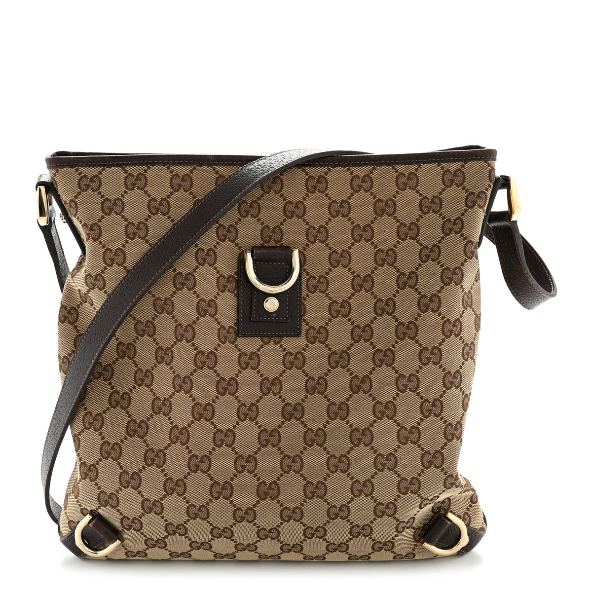 Gucci Monogram Abbey Messenger Bag Dark Brown 1 of 13