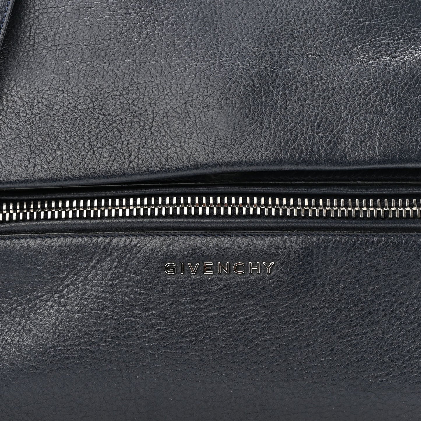 Calfskin Small Pandora Pure Flap Bag Blue