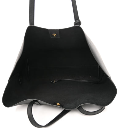 Saint Laurent Calfskin Large Shopping Tote Black 6 of 11