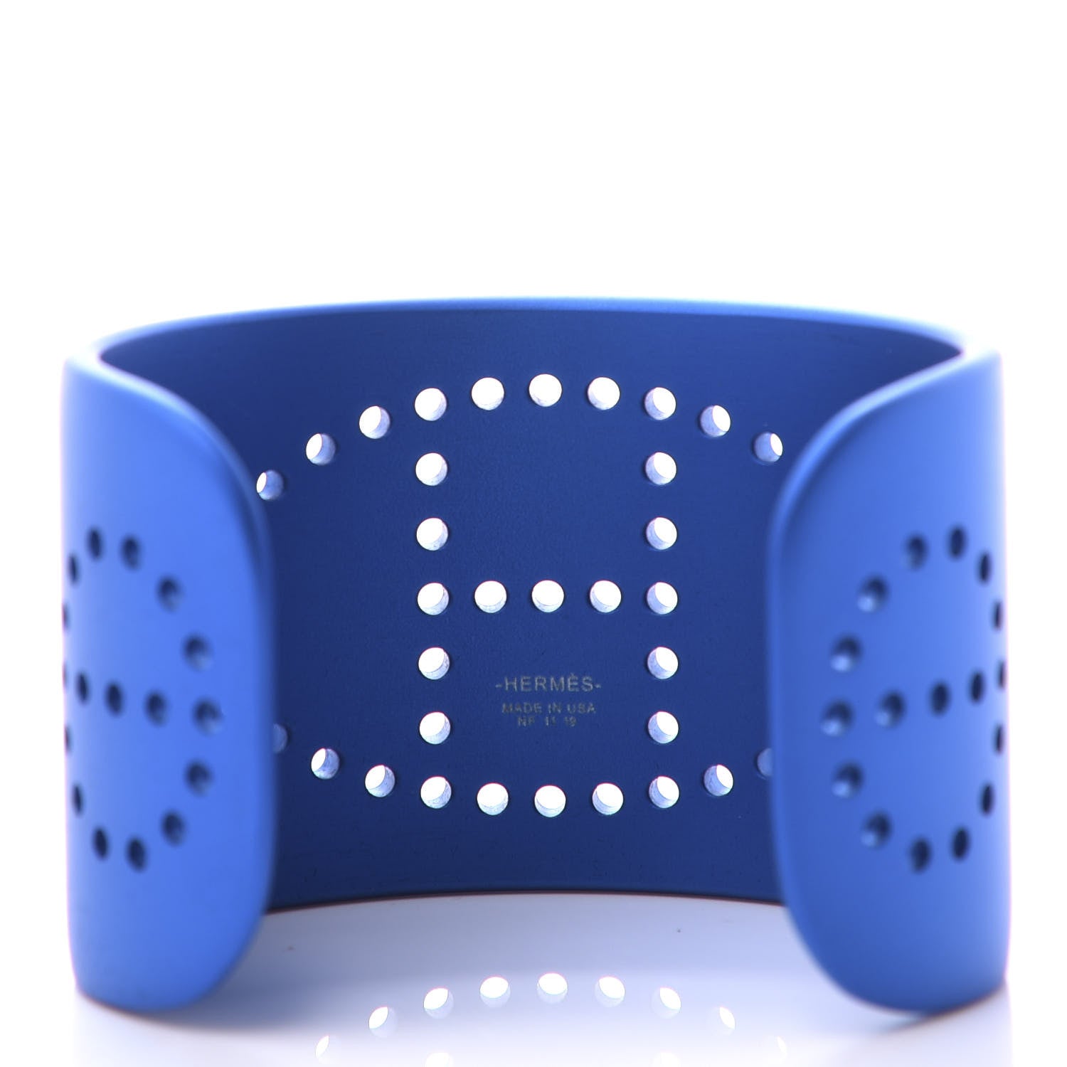 Hermes Aluminium Evelyne Sunset Cuff Bracelet T2 Bleu Egee 2 of 4