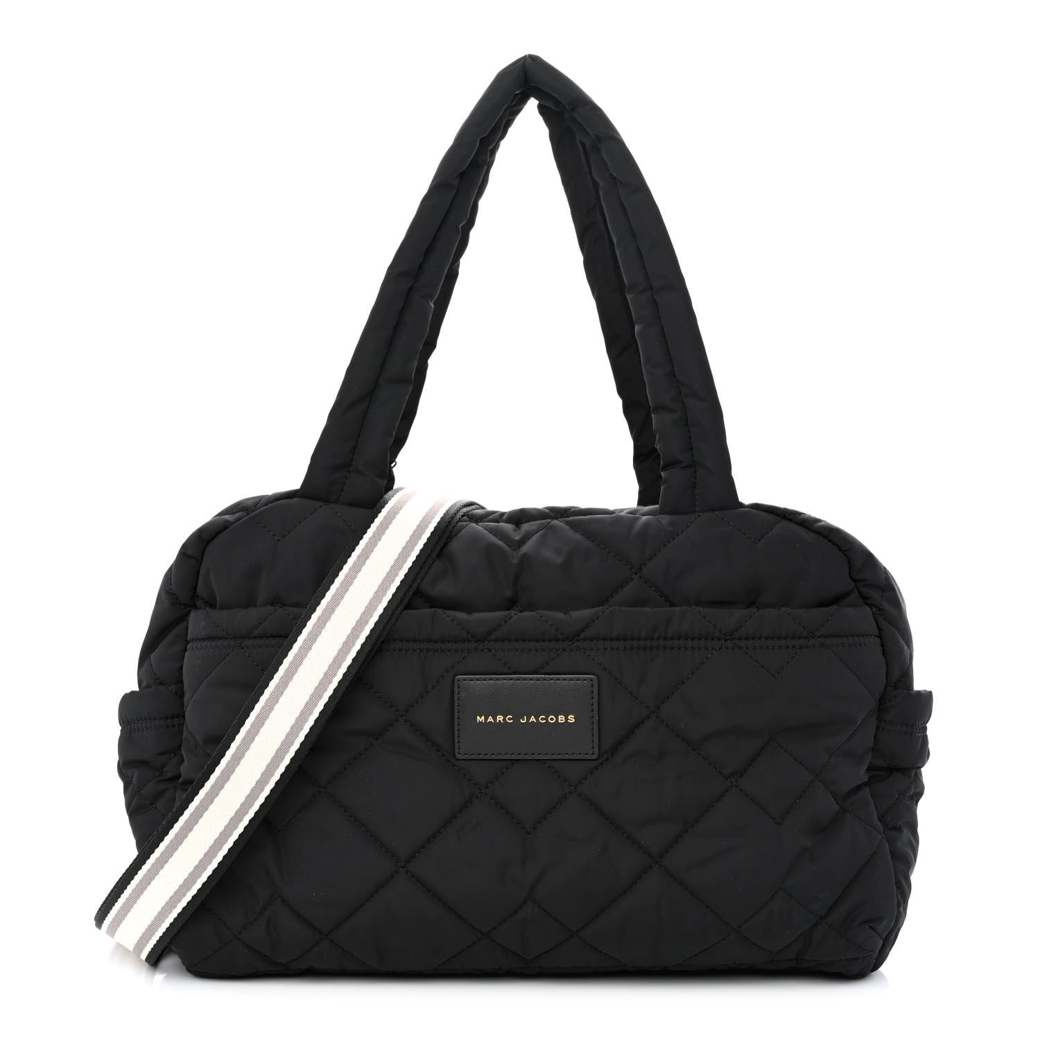 Marc Jacobs Nylon Quilted Medium Weekender Bag Black 1 of 12