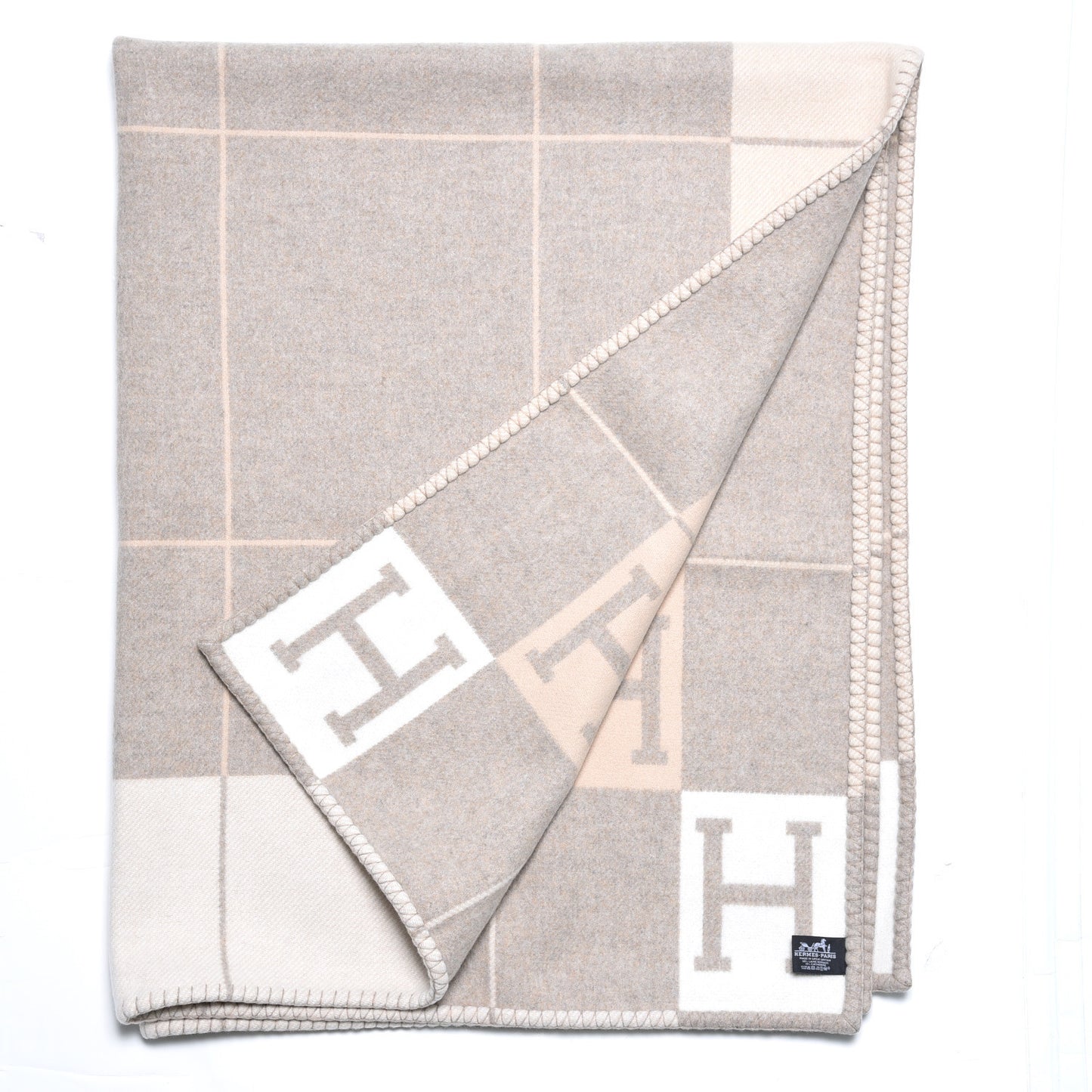 Wool Cashmere Avalon III Blanket Coco Camomille