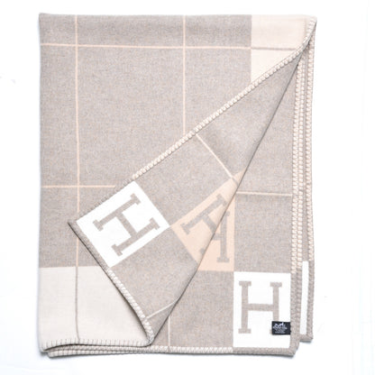 Hermes Wool Cashmere Avalon III Blanket Coco Camomille 1 of 4