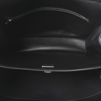 Balenciaga Natural Smooth Calfskin Medium Rodeo Top Handle Handbag Black 5 of 9