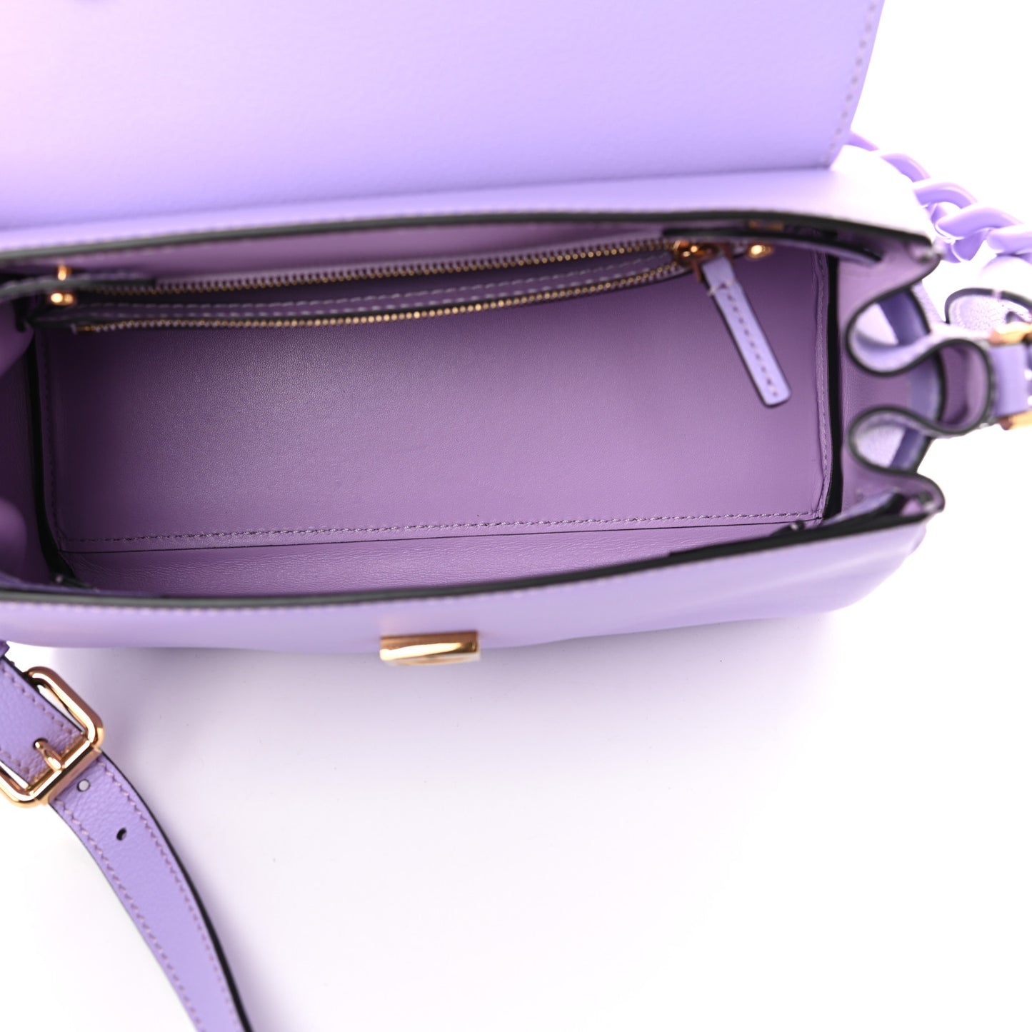 Calfskin Medium La Medusa Top Handle Handbag Lilac