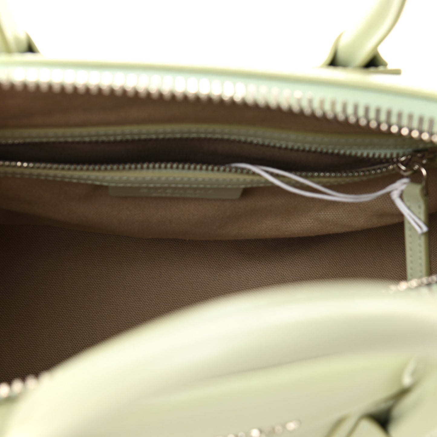 Shiny Lord Calfskin Medium Antigona Aqua Green