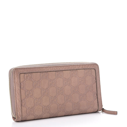 Gucci Guccissima Sukey Zip Around Wallet Dusty Rose 3 of 8