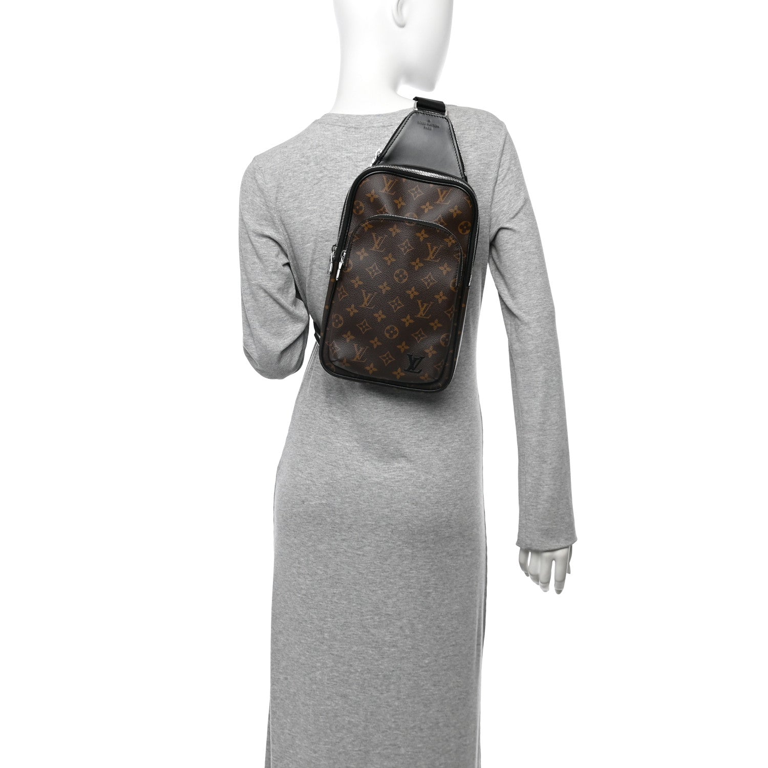 Louis Vuitton Monogram Macassar Avenue Sling Bag 2 of 12