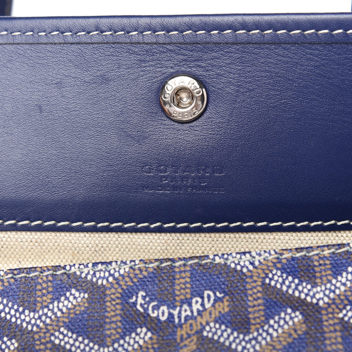 Goyardine Saint Louis PM Navy