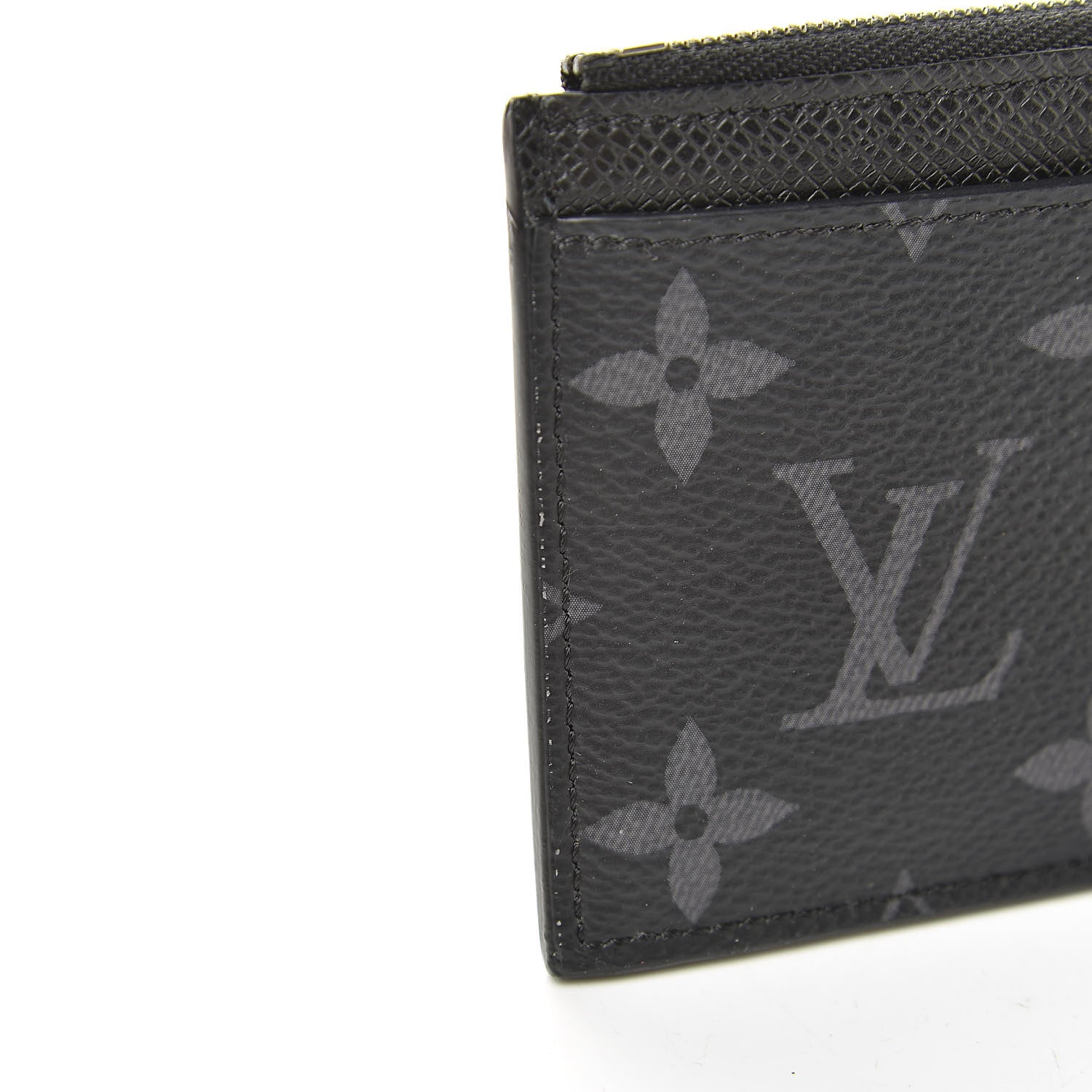 Louis Vuitton Monogram Eclipse Taiga Coin Card Holder 7 of 8