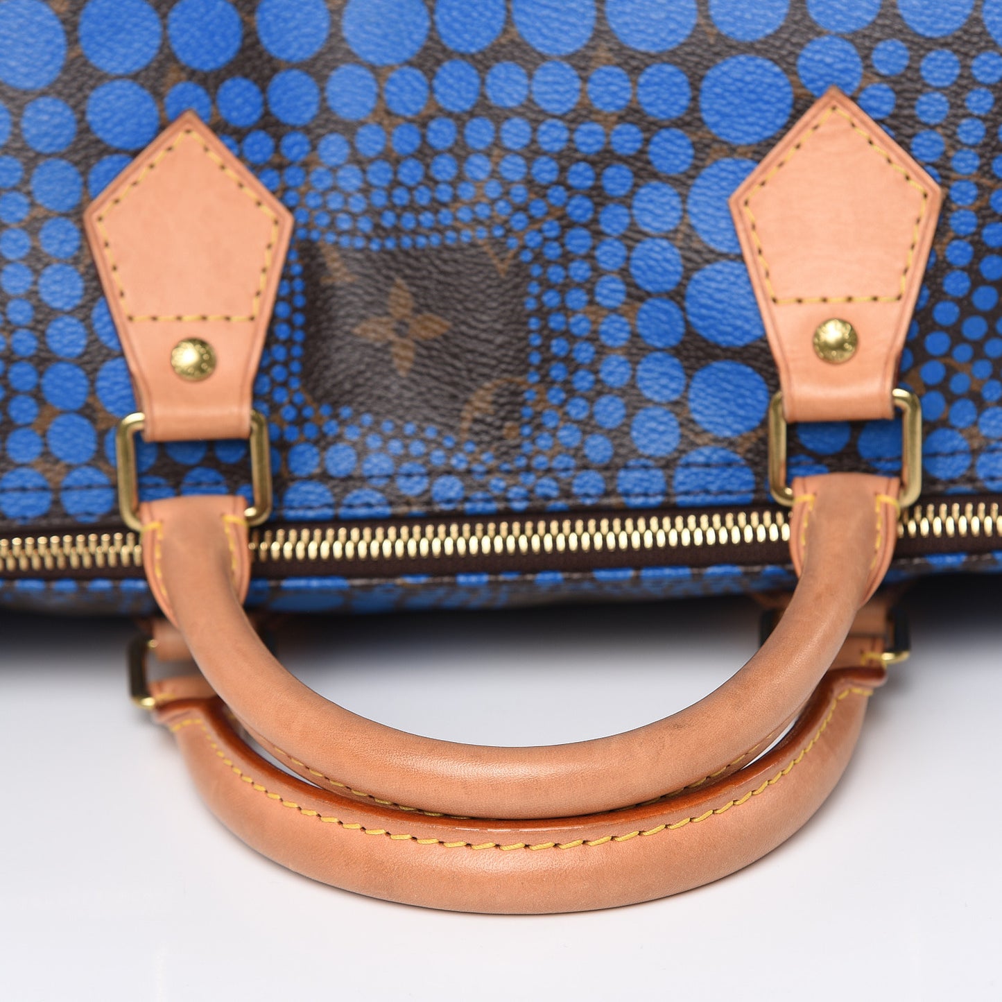 Monogram Kusama Town Speedy 30 Blue
