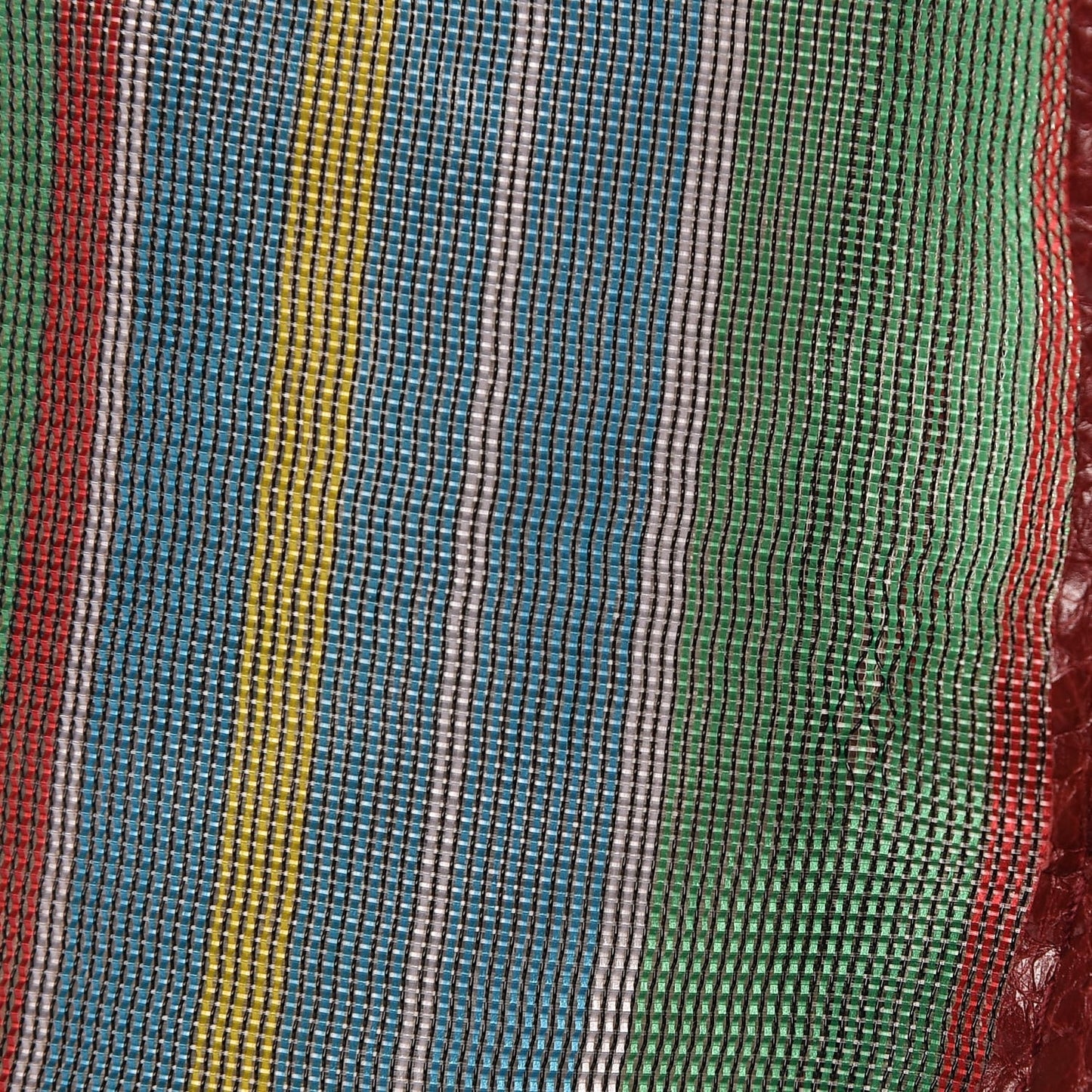 Mesh Agneau Arena S Bazar Shopper Tote Green Multicolor