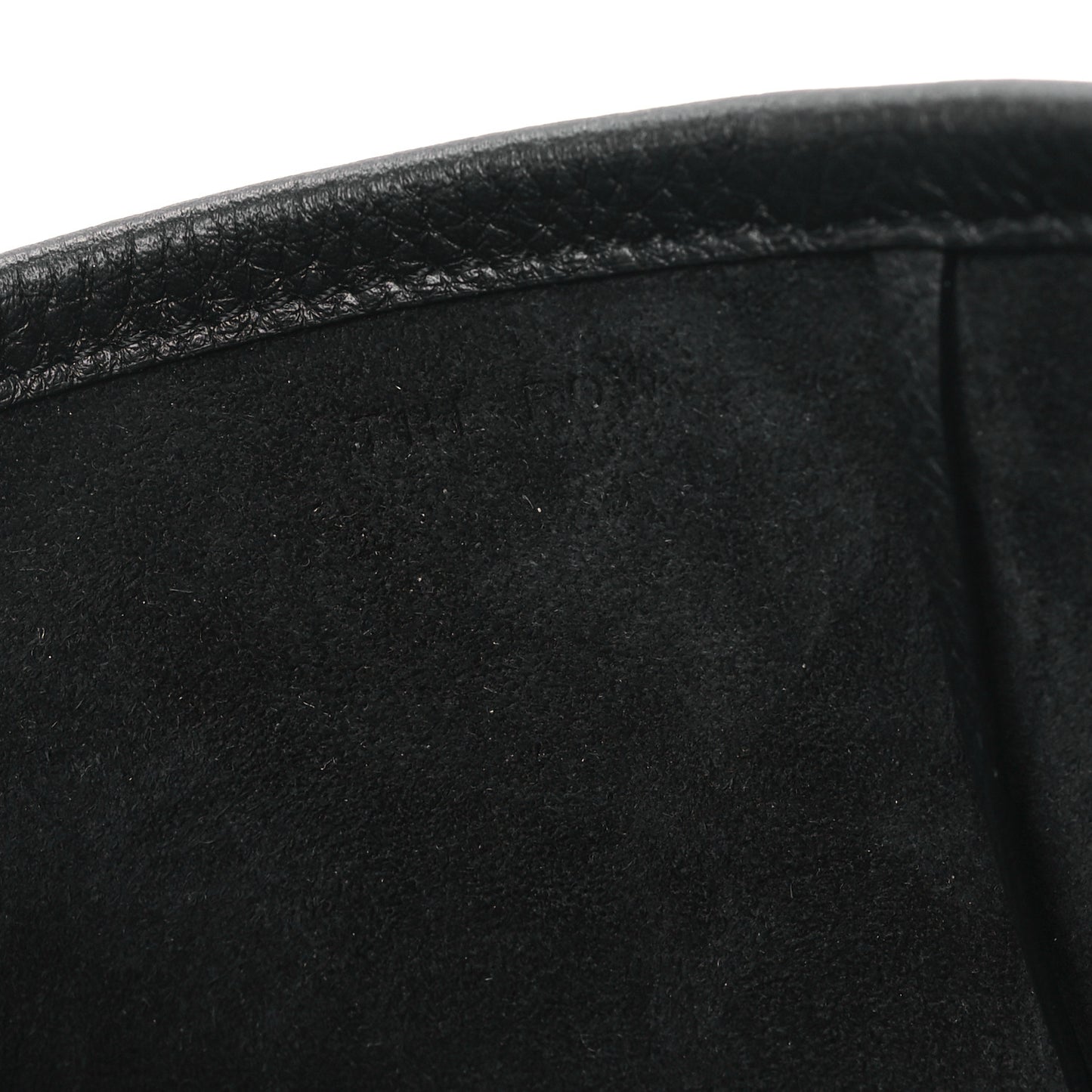 Grained Calfskin Medium N/S Park Tote Black