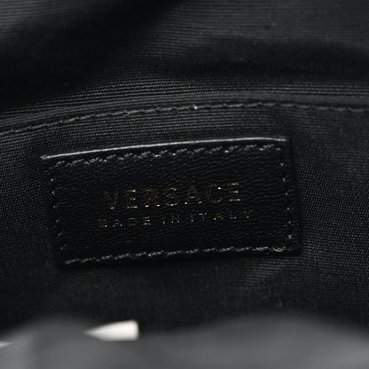 Versace Nappa Quilted Medusa Bucket Bag Black 6 of 10