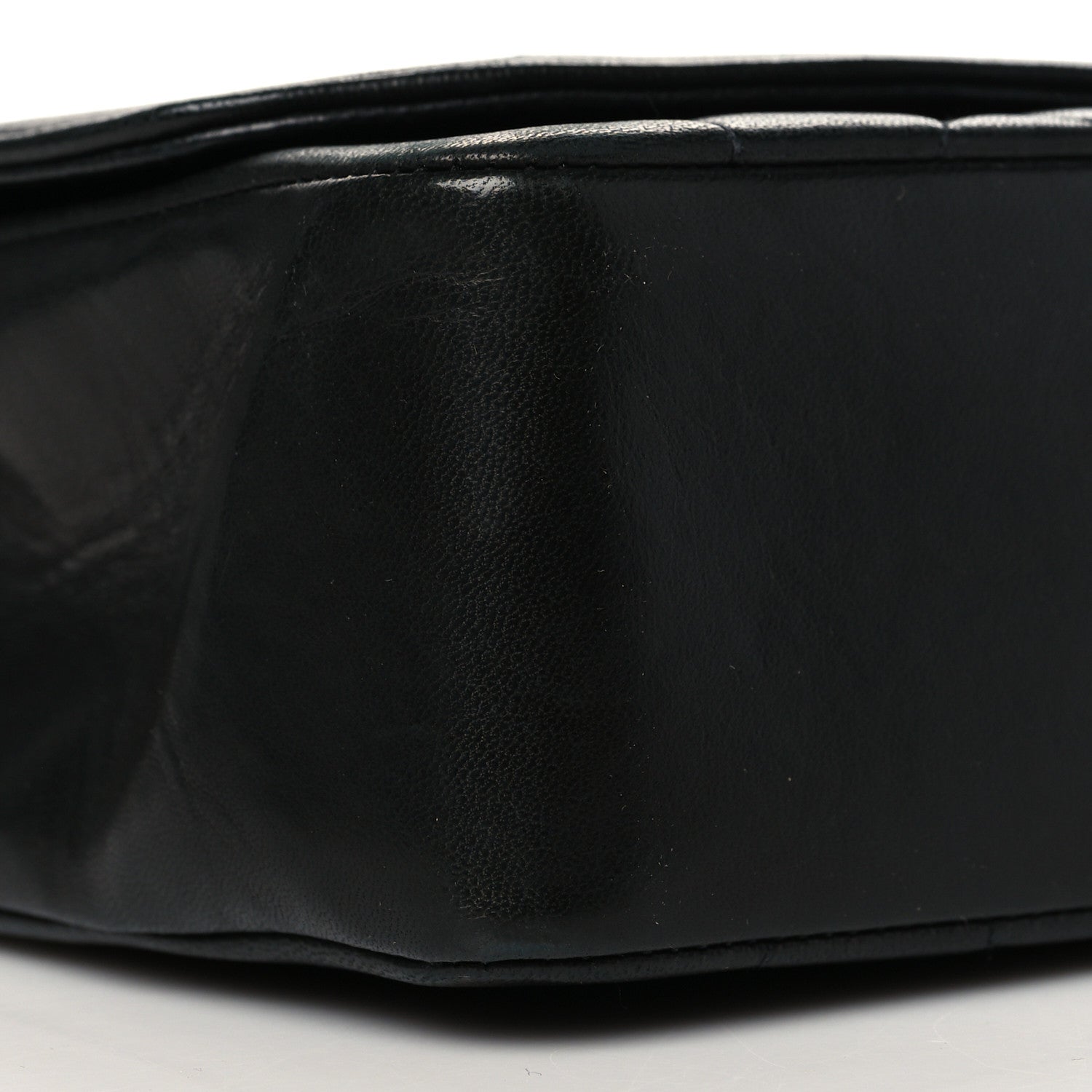 Chanel Lambskin Quilted Medium Single Flap Black 9 of 10