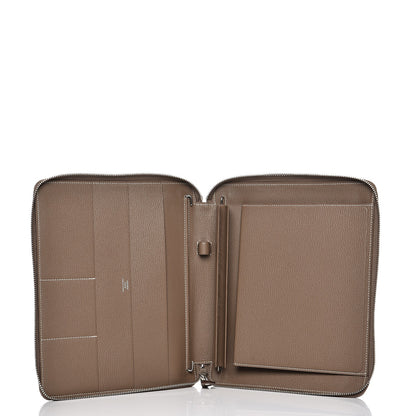 Hermes Togo E-Zip iPad Notebook Cover Etoupe 5 of 9