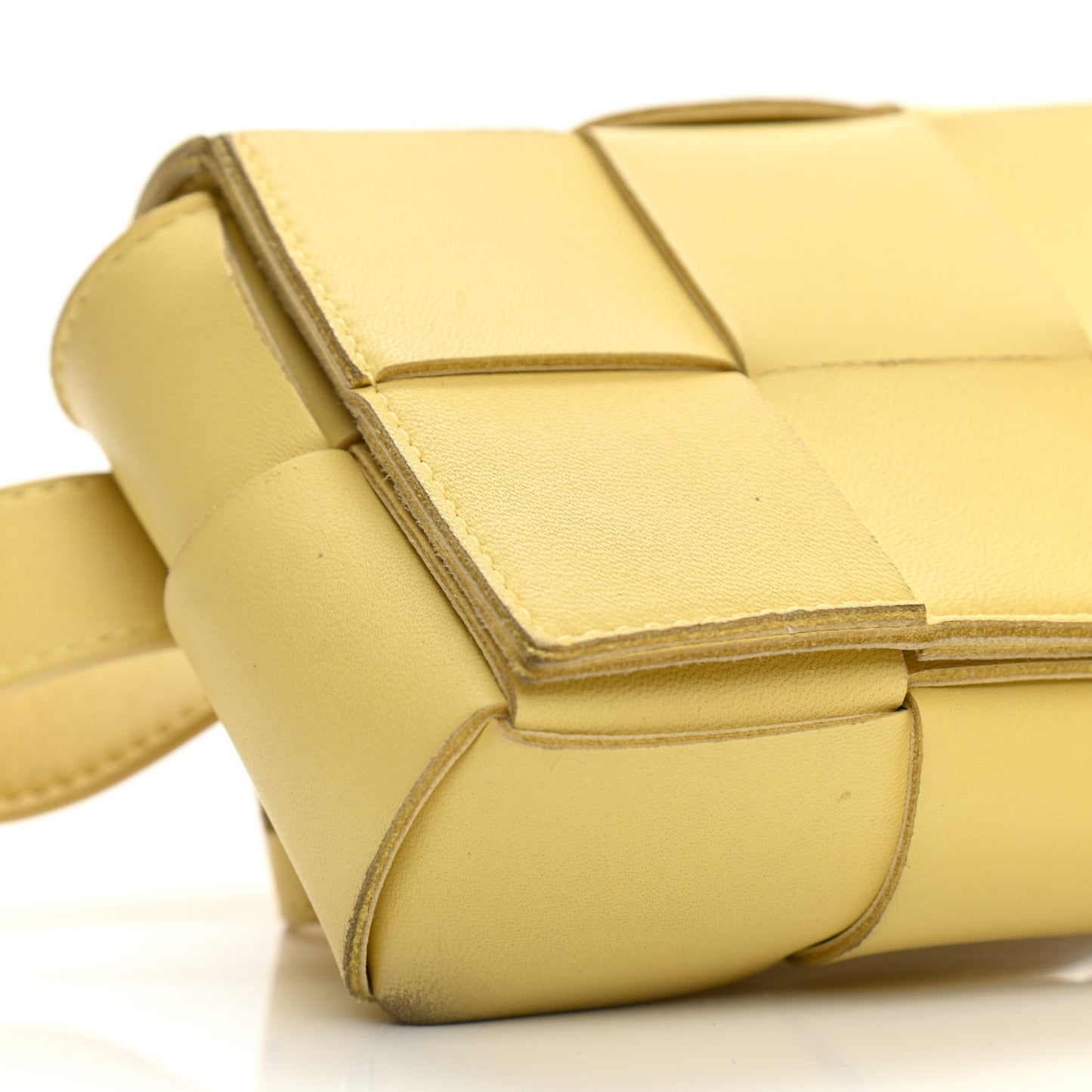 Nappa Maxi Intreccio The Belt Cassette Bag Butter