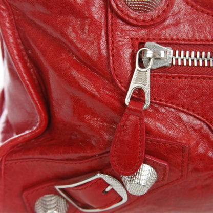Balenciaga Chevre Giant City True Red 10 of 13